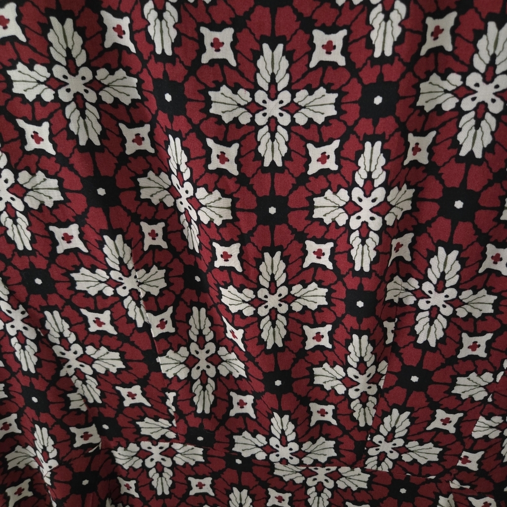Red print dress - Picture 7 of 11
